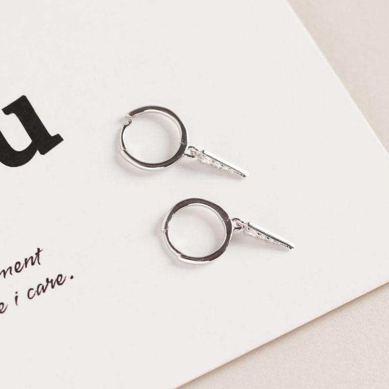 Fashion Silver Jewelry Sets 925 Sterling Silver Moon Star Snake Dangle Earring Huggie Earrings Gold Plated Hoop Earrings Women