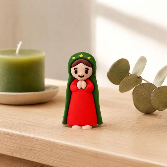 Catholic Church Supplies 50/100 Pcs Mini Virgin Mary Figurines, Miniature Holy Mother Statue, Classic Figures Religious Gifts for Sunday Easter