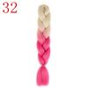 Ombre Braiding Hair Extensions 24inch 115g Synthetic Jumbo Braids Hair Fiber Pink Purple Blue Green
