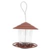 Кормушка для птиц, подвесная кормушка для птиц, инструмент для кормления, для сада, двора, наружного украшения, коричневый