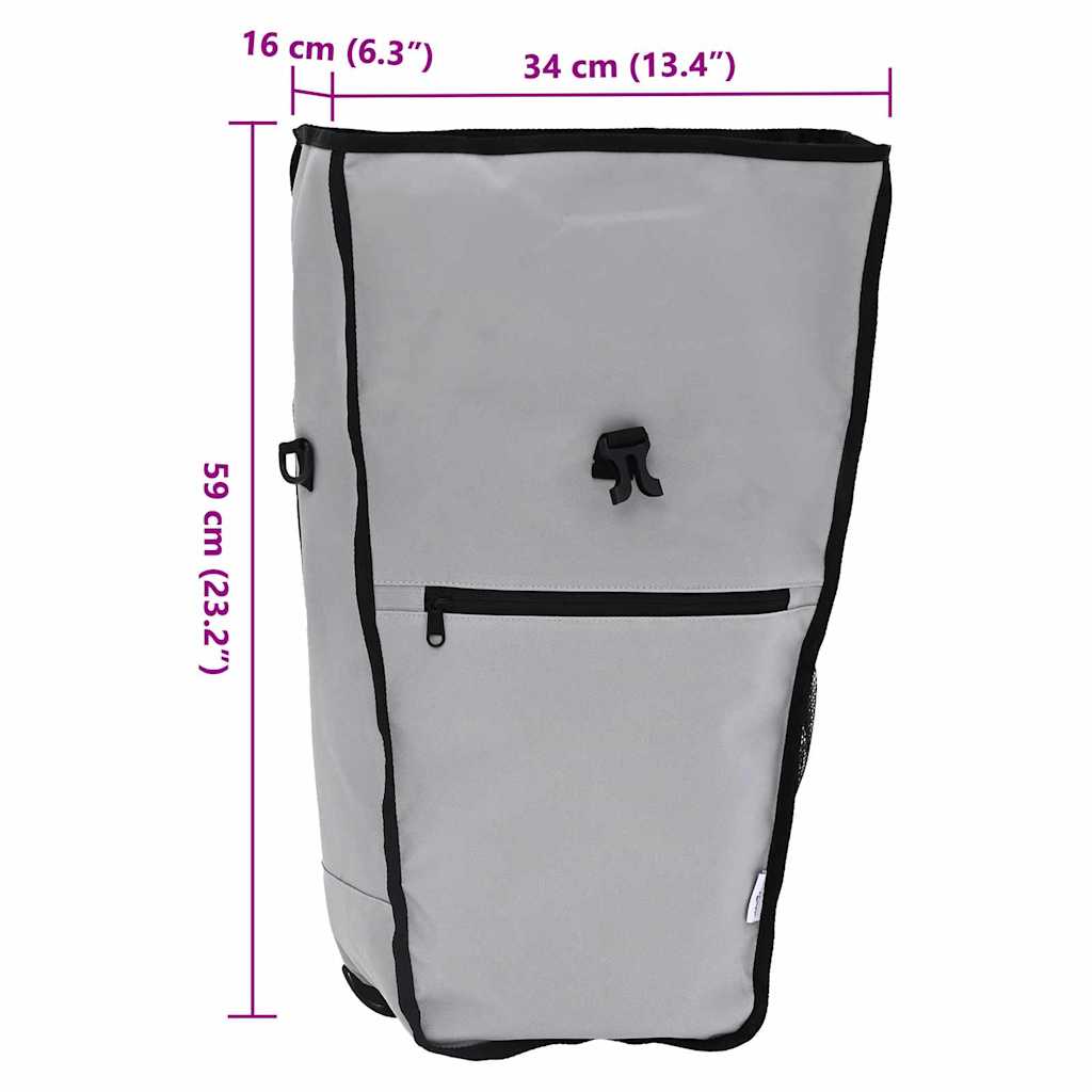 Bicycle Bag Gray 34 x 16 x 59 cm Polyester