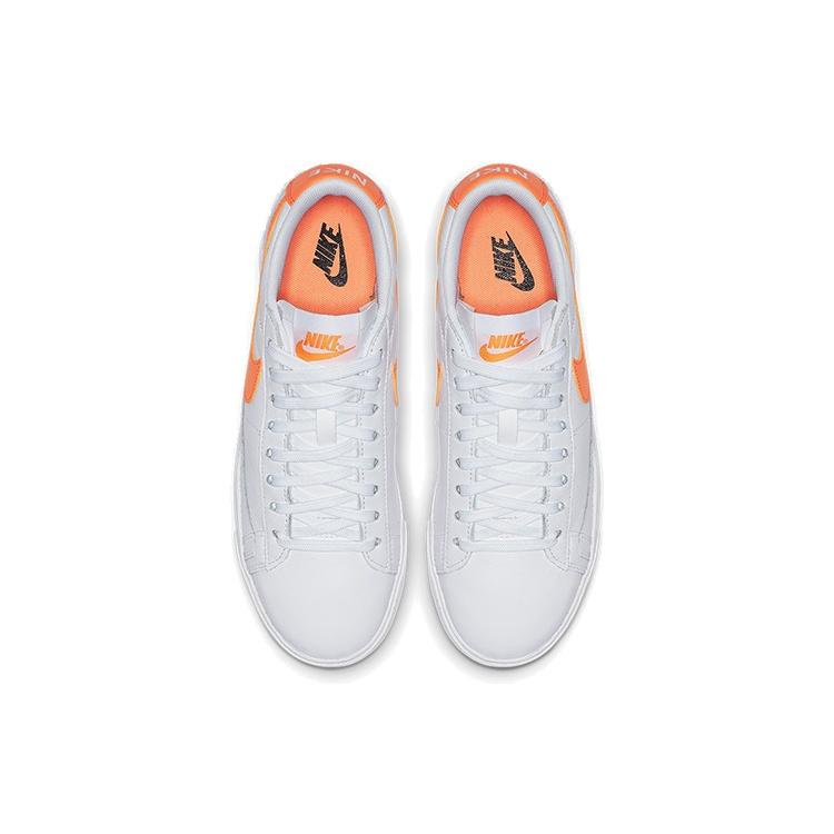 (WMNS) Nike Blazer Low LE 'White Fuel Orange' Women's AV9370-103