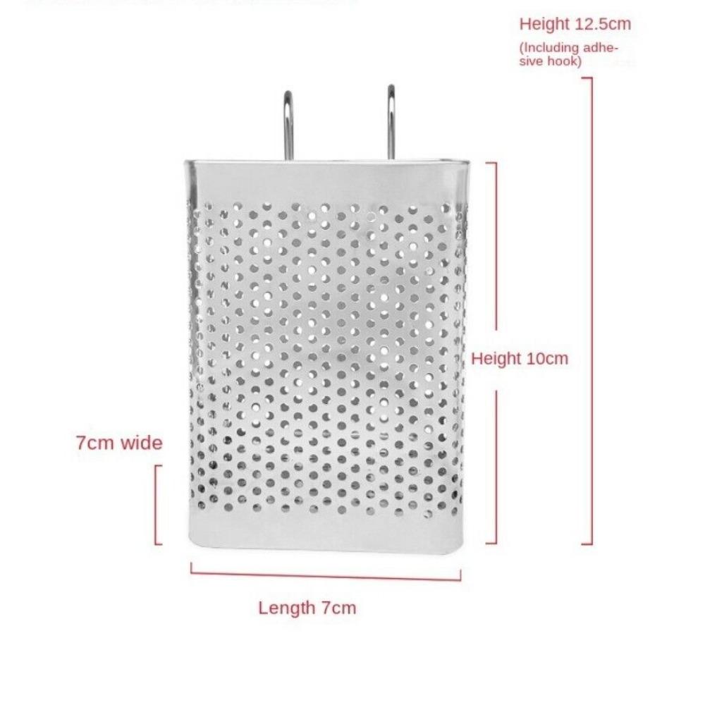 Stainless Steel Chopsticks Rack Tableware Holder Organizer Cutlery Dryer Drainer Shelf With Hooks Kitchen Accessories