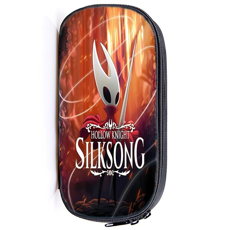 Hollow Knight 2 Silksong Пенал Хорнет Магнит на Холодильник Держатель Коробка Сумка для Хранения Органайзер для Стола Пенал для Ручек для Средней Школы Офиса Пенал