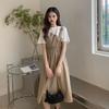 Летнее платье-двойка 2025 в стиле French Chic ' Spicy Girl' с маскировкой недостатков - Женская зауженная юбка, подчеркивающая фигуру и темперамент