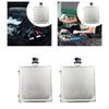 Gasoline Petrol Tank Stainless Steel Container Sturdy with Key Universal Portable Automotive