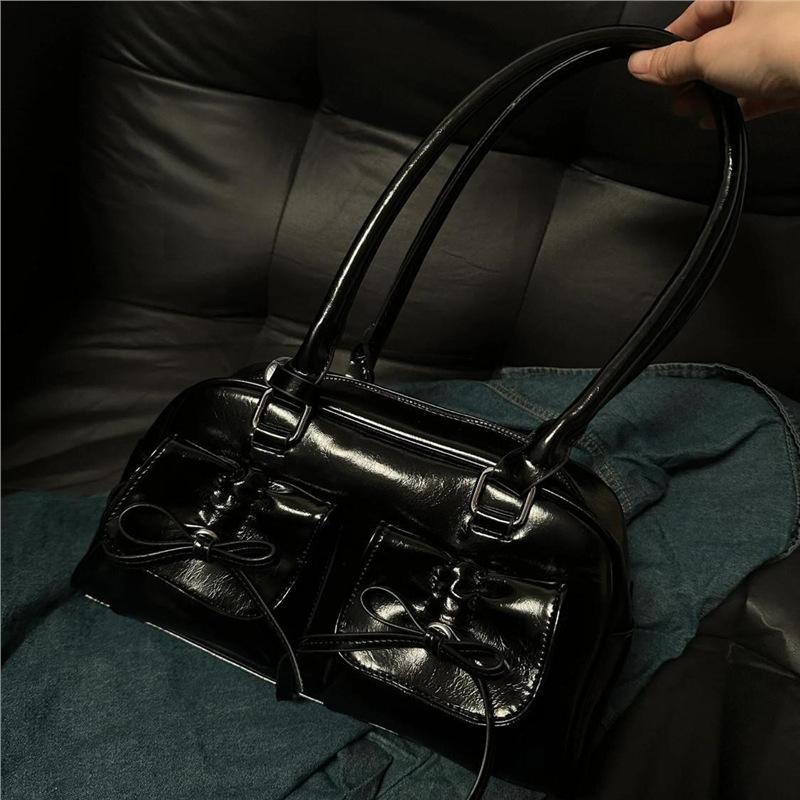 Женская летняя сумка через плечо с бантом на ремне-подмышке, сумка-подушка для поездок на работу