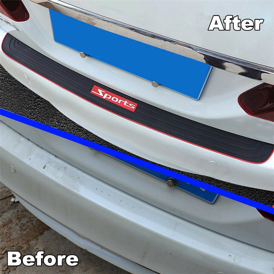 4 шт. Универсальные резиновые накладки на пороги дверей автомобиля, защитные панели, накладки на ступеньки, защита углов бампера