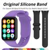 Силиконовый ремешок для Xiaomi Mi Band 9 Pro/8 Pro Аксессуары для умных часов Correa Браслет Замена Ремешок для Redmi Watch 6/5/4