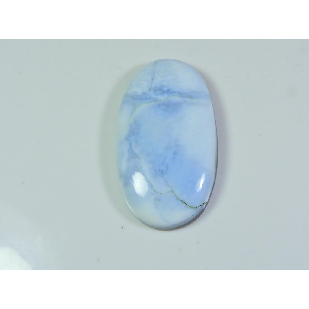 BRILLIANT!! 24X43X08MM Natural Blue Opal Oval Cabochon Loose Gemstone 65Cts. ET-195