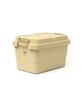 GORDON MILLER Car 50L Stacking Trunk Cargo Storage Box Organizer Coyote Beige with Lid Outdoor Sitting Large Capacity 1613362