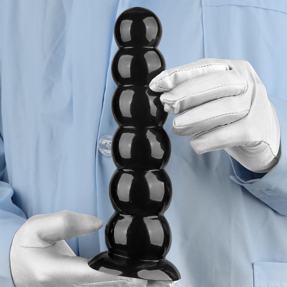 Черный ПВХ дилдо с присоской Анальная пробка Мастурбатор Секс-игрушка Ремешок на пенис Большой член Фистинг