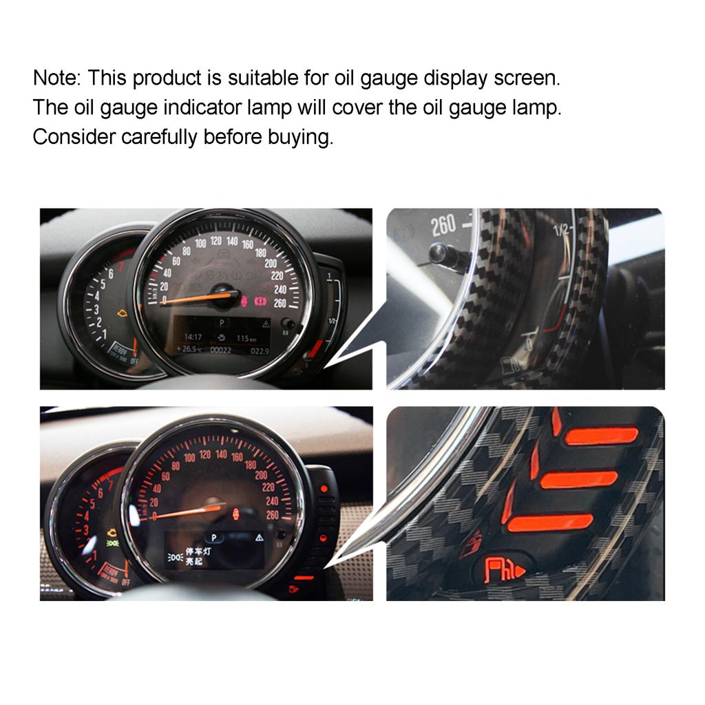 Dashboard Panel Frame Cover Trim Carbon Fiber Style ABS Fit for Mini Cooper Hatchback F54 F55 F56 F57 2014-2021 Car Styling