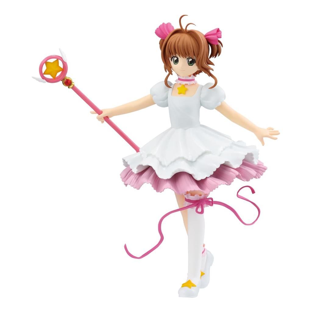 Banpresto Action Figure Kinomoto Sakura Cardcaptor Sakura Sakura Card 20cm BP28964P Multicolor Figure Perfect for Anime Fans - - Collector's -