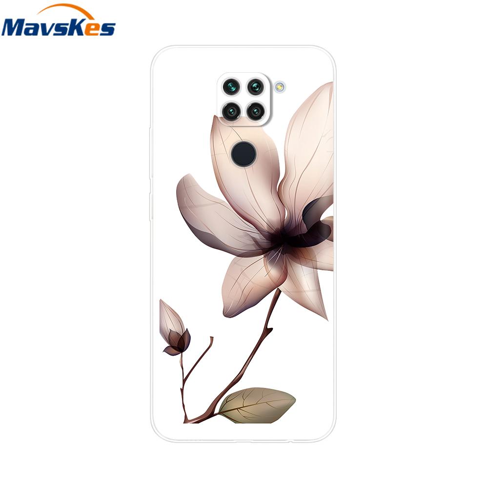 Чехол для телефона для Xiaomi Redmi Note 9 Чехол 6,53'' Мягкий силиконовый ТПУ Задняя крышка для Xiaomi Redmi Note 9 Note9 Чехол Coque Fundas Para