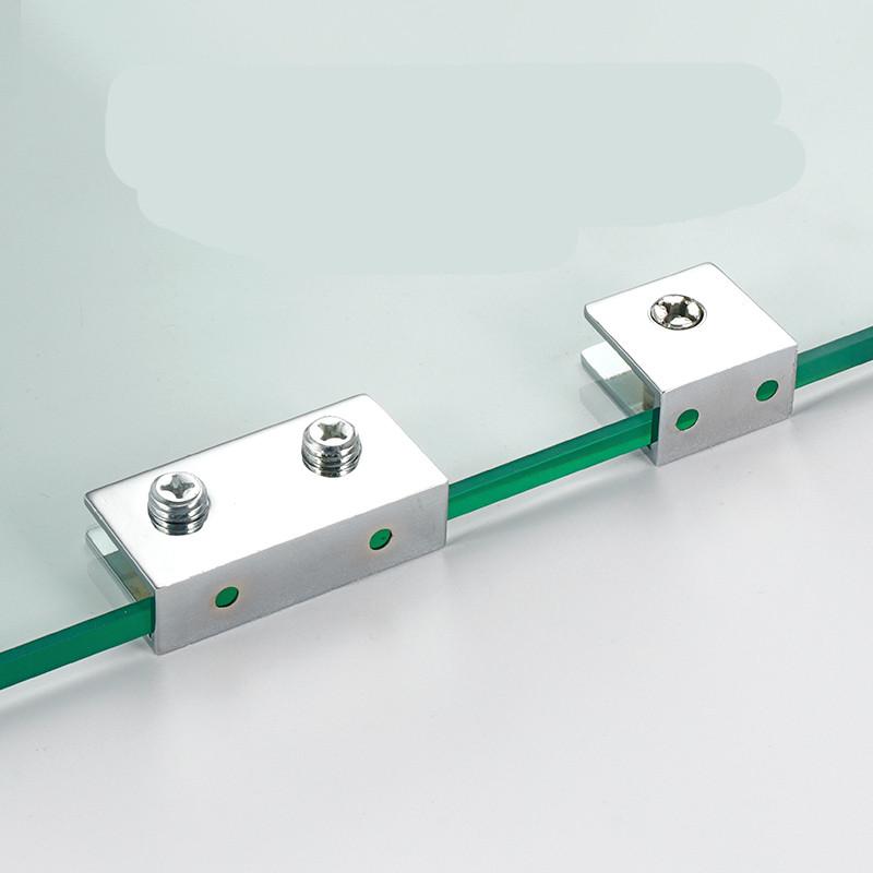 4 шт. Цинковый сплав Стеклянный зажим держатель деревянная полка кронштейн-клипса Мебельная фурнитура Аксессуары ручной инструмент