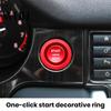 Car Supplies Start Stop Engine Push Button Sticker Accessories Self Customizable Ring Adhesive Easy to Install Decorative Decal