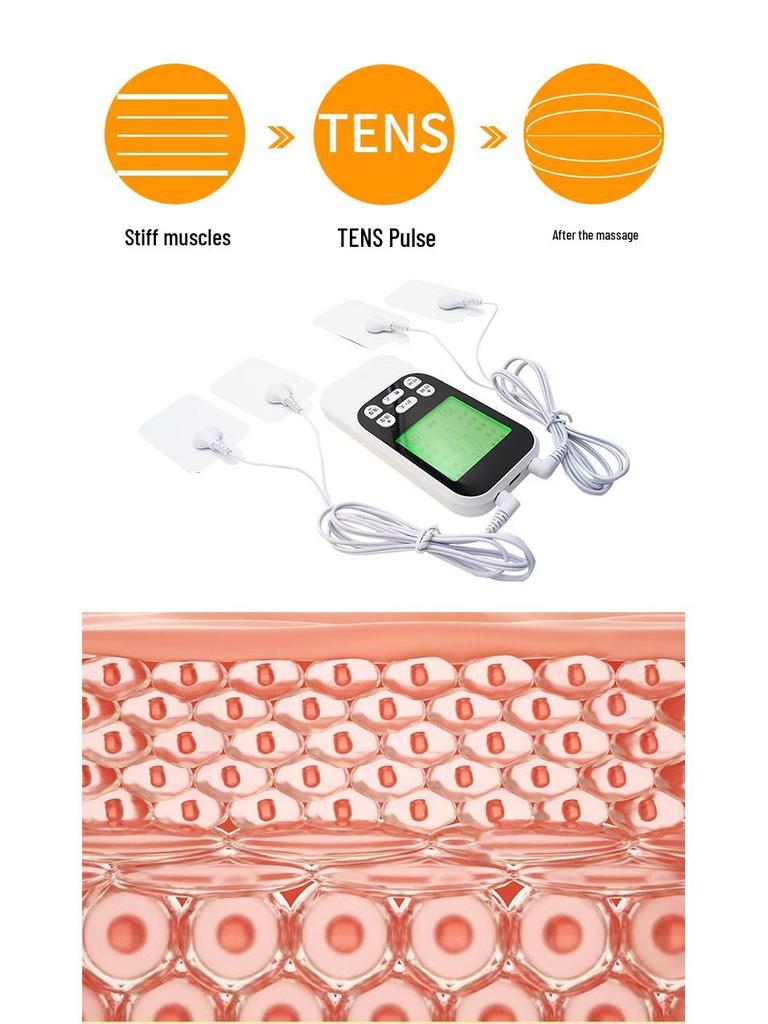 Меридианная терапия Массажер с EMS-импульсами на большом экране