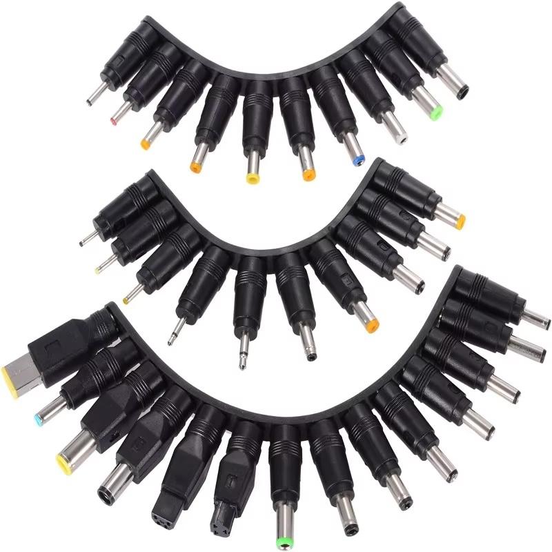 34PCS Universal 5.5mmx2.1mm DC AC Power Adapter Tips Connector Kits for Lenovo Thinkpad Laptop Power Supply Plug Jack Sets