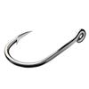 FTK Одноподдевный Рыболовный Крючок из Высокоуглеродистой Стали, С Острым Жалом и Бородкой, Высокая Прочность на Разрыв для Морской Воды 100 шт.