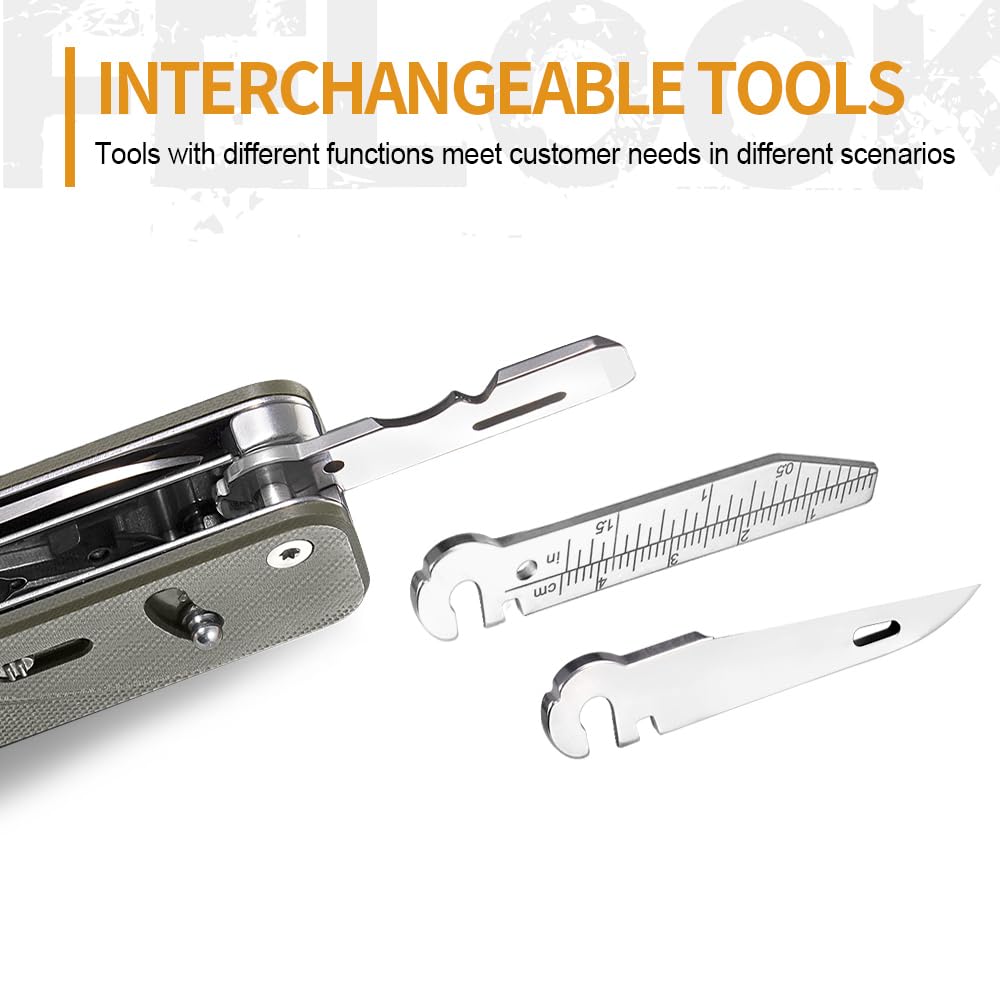 ROXON S505G Flex Scissors Модульная конструкция с фиксированными большими сменными лезвиями и сменными инструментами - Многофункциональные ножницы, BA01-BA17,