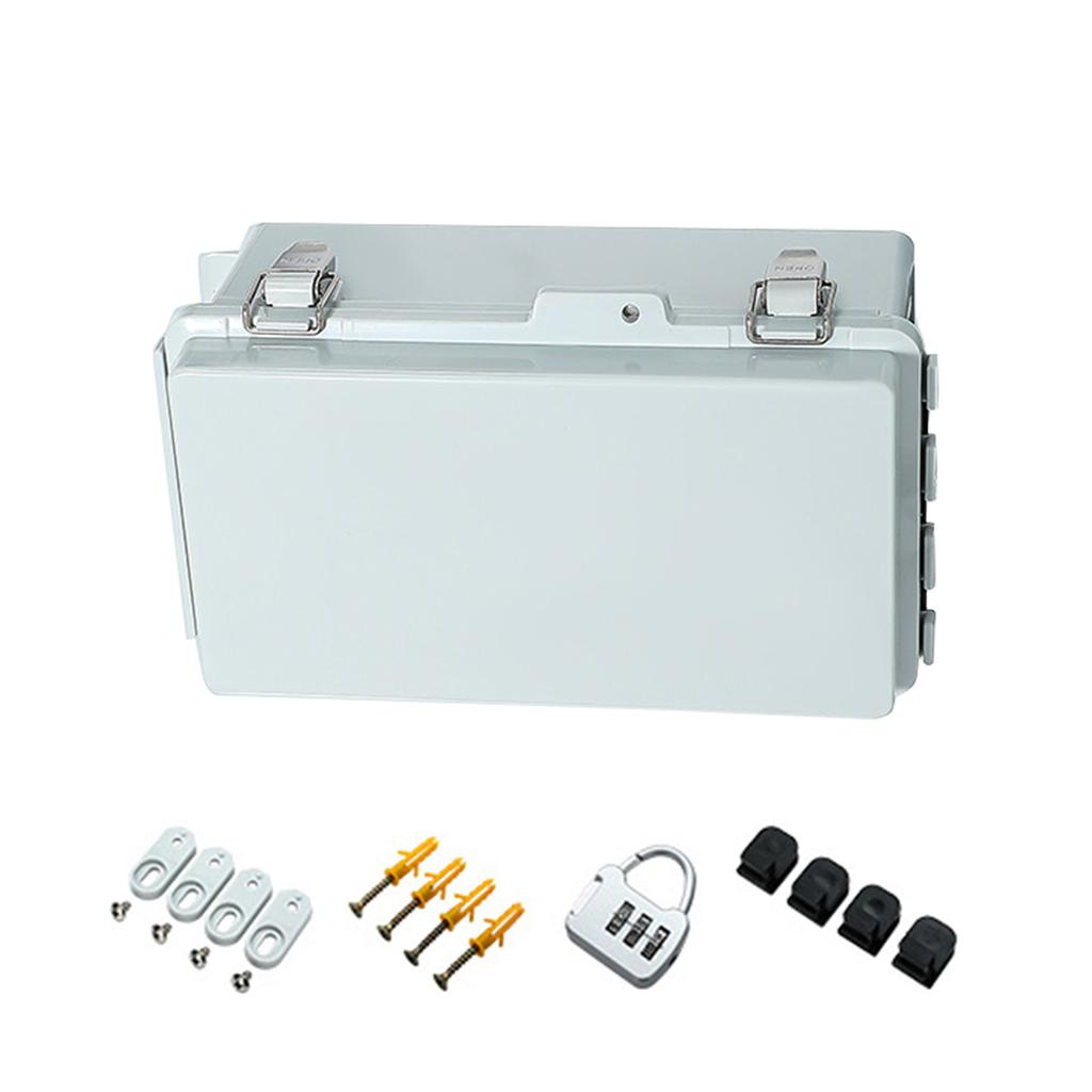 Waterproof Designs Junctions Box Outdoor Electrical Enclosures With Lock and Mounting Accessories Garden Supplies