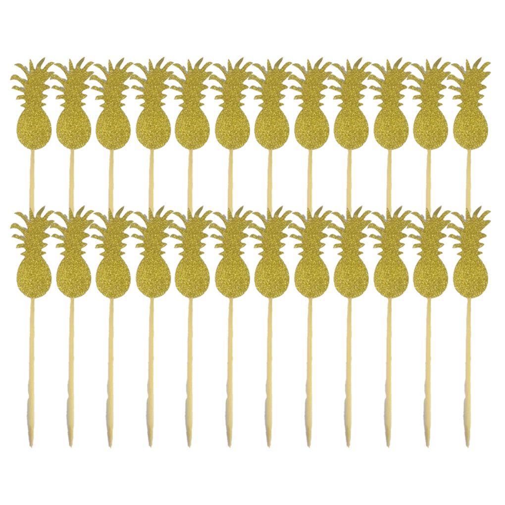 24 шт. деревянных принадлежностей для украшения торта, разноцветные фламинго, необычные картонные инструменты для выпечки, украшения на день рождения в качестве домашнего декора