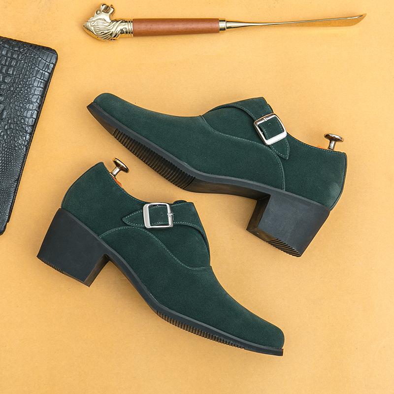 Мода Модные и трендовые мужские туфли, увеличивающие рост Повседневные Деловые Офисные Рабочие Свидания Свадебные Мужские дизайнерские туфли