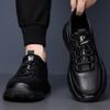 Мода Мода Мужские Уличные Кроссовки 2025 Новые Кожаные Мужские Повседневные Туфли Высокое Качество Мужская Обувь для Ходьбы Все-сочетаемые Новые Кеды Мужские