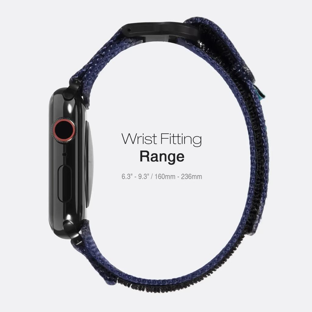 Совместим с Apple Watch Series 9/8/7 6/5/4/SE Ultra 2/3, нейлоновый плетеный ремешок. Подходит для размеров 49 мм, 42 мм, 44 мм, 45 мм, 38 мм, 40 мм, 41 мм.