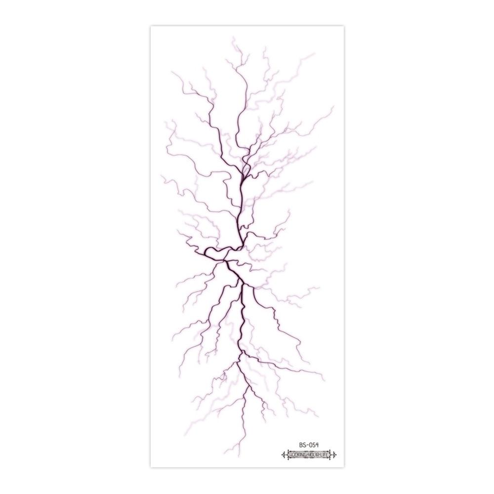 Водонепроницаемые тату-наклейки на Хэллоуин для группы Hunter Girl 2025 с венами и молниями