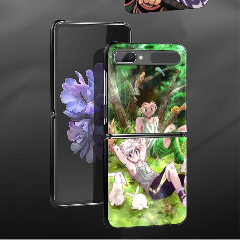 Чехол для телефона Hunter × Hunter Gon Freecss для Samsung Galaxy Z Flip 4 Z Flip3 5g, твердый чехол с откидной крышкой для Galaxy Z