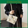 Modern Simple Urban Large Cartoon Square Shoulder Bag For Womens Use Daily