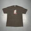 Винтажная футболка Y2K RED HAND Apparel Skate Серая Размер L Двусторонняя VTG Гранж Скейтбордист