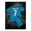 Ronaldo Kids Football Jersey And Shorts Set Of 2 Blue