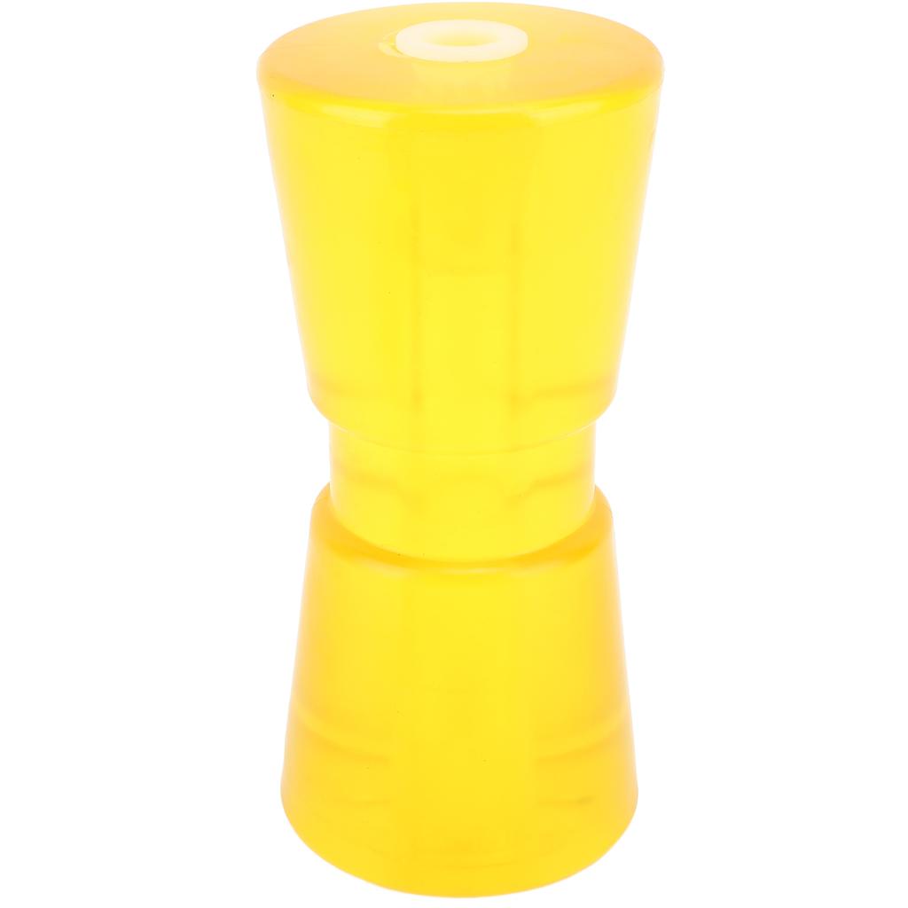 Trailer Roller 190x85x16mm   7.48x3.35x0.63in Yellow PVC Boat Bow Roller for Yacht Rubber Boat Inflatable Boat