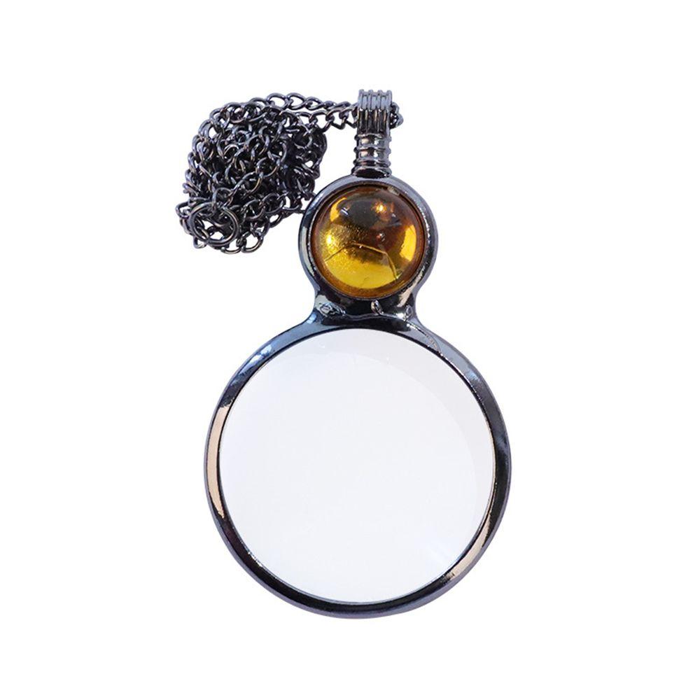 Alloy Multi-color optional 6x magnification Multipurpose Monolithic eyepiece Pendant Magnifying glass necklace Magnifier