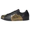 Originals Han Meilin X  Superstar 80s Yin Hu Leather Low-Top Sneakers Unisex Sneakers Black Gold ID4379