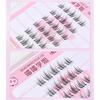 Anime Cosplay 3D False Eyelashes With Jelly Glue Strips Segmented False Eyelashes  Men
