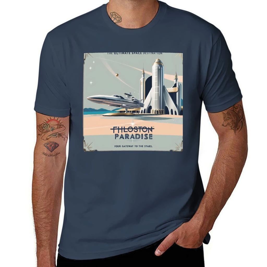 Fhloston Paradise TShirt Athletic Fit Sports Short Sleeve Top