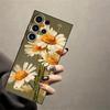Чехол для телефона Funda для Samsung Galaxy S26 Ultra S25 Plus S23 S20 Ultra S21 FE S24 Note 20 8 9 10 S10 S9 Масляная живопись Цветок