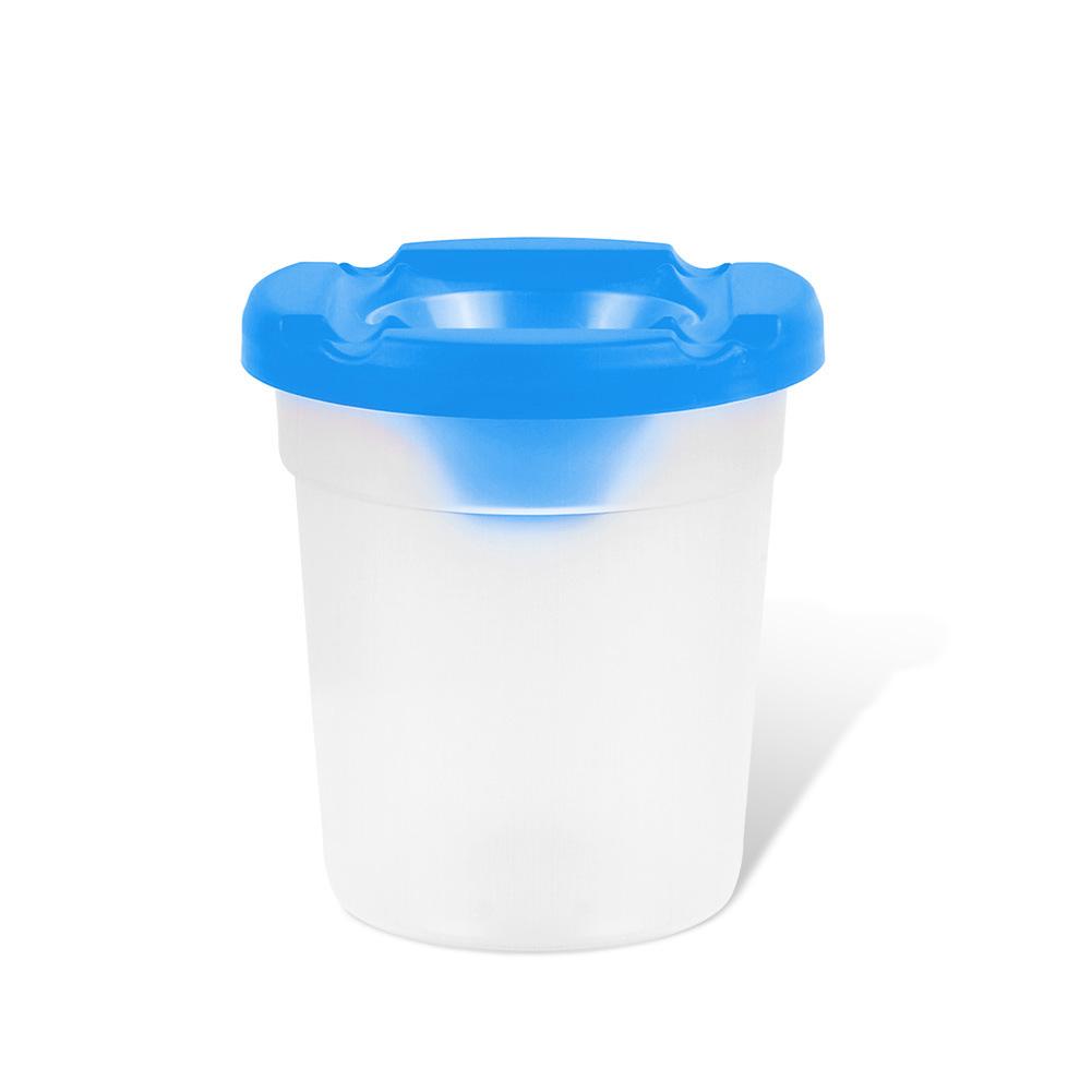 Kids Plastic Paint Cup Portable Colorful Toddler Art Craft Wash Container for Brush Cleaning Children's Drawing Supplies
