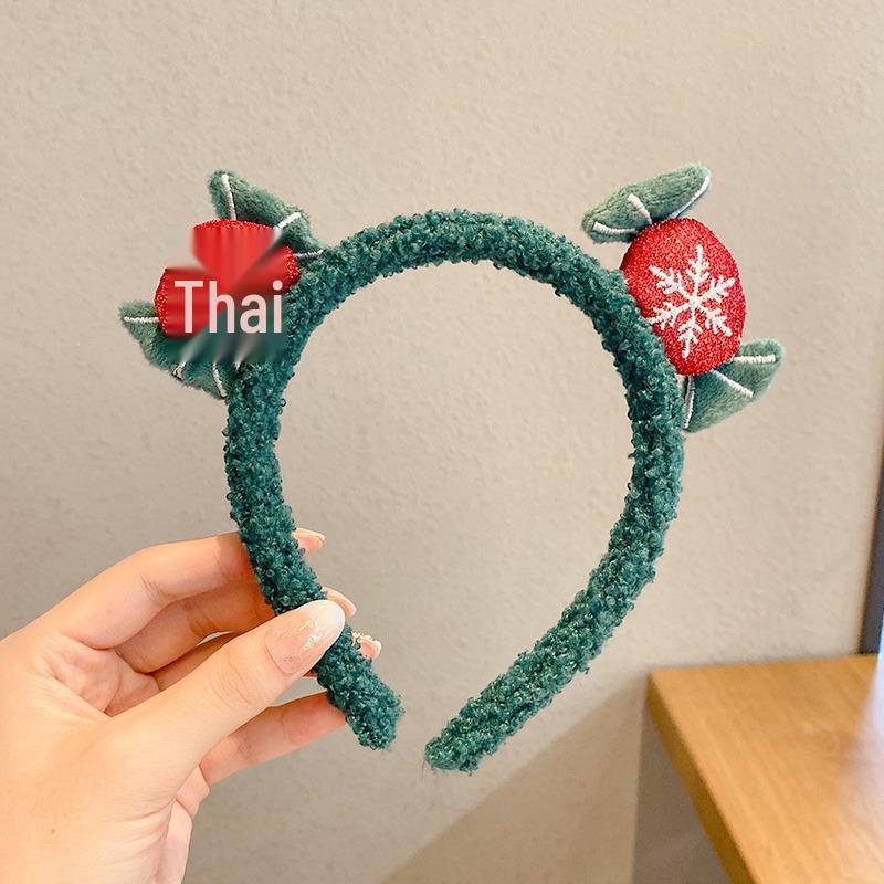 Children's Christmas Antler Headband Hair Clip - Festive Holiday Accessory