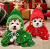 Christmas Dog Cape Adorable Pet Christmas Attire Role-Play Party Wear Pet Cloak Dog Dress Holiday Pet Costume Christmas Supplies