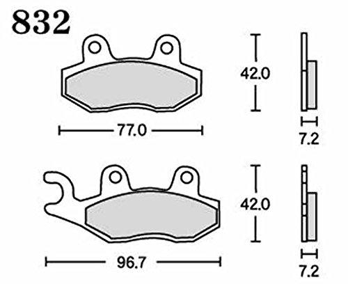 Тормозные колодки RK Mega Alloy YAMAHA:TT250R/Raid (Фронт) и т.д. Мотоцикл Мотоцикл