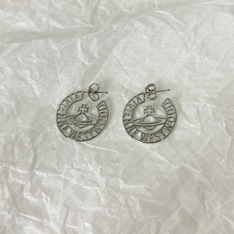 Трендовые серьги Westwood Hollow с надписью и Сатурном, женский подарок, модные