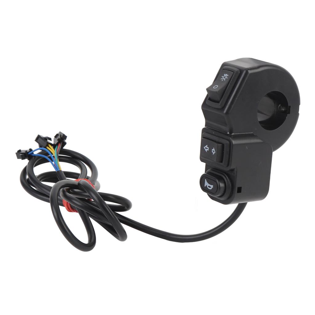 Переключатель сигнала поворота мотоцикла, фары, кабель 4,9 фута, 3 в 1, переключатель управления рулем скутера