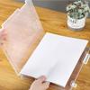 1pc A4 File Storage Box Transparent File Storage Box Contract Classification Bills Sorting Office Supplies Folder Organizer Box