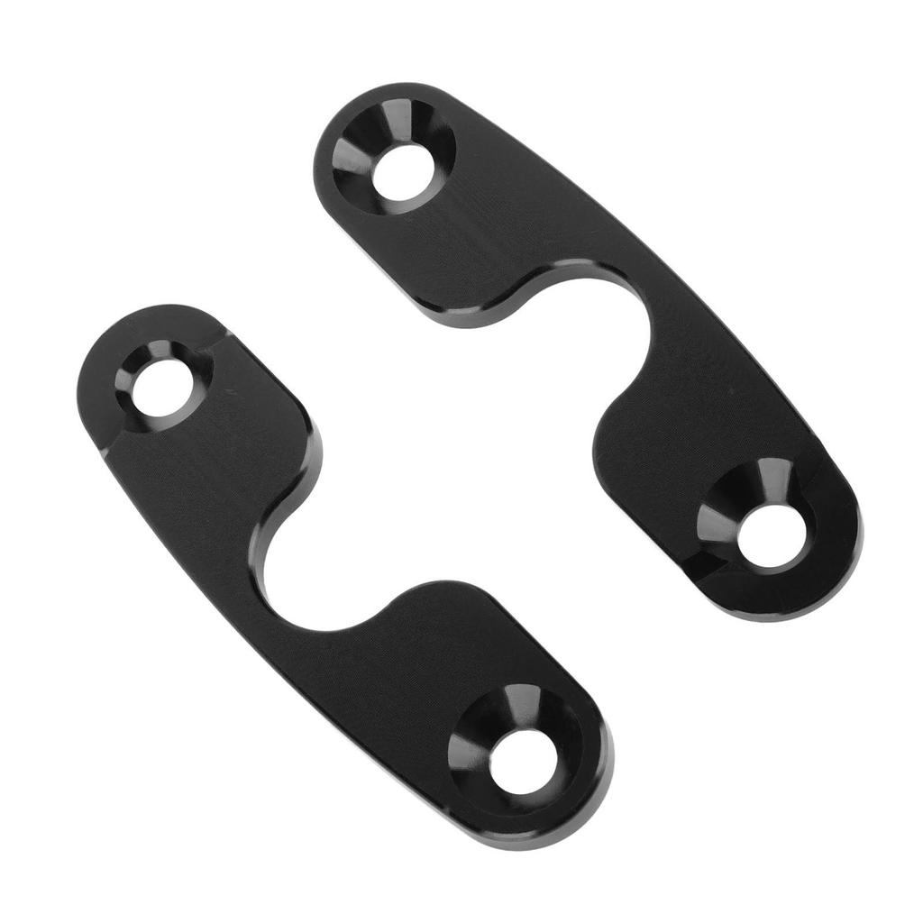 2pcs Sun Visor Repair Kit Aluminum Alloy Black Anodized Coated Sun Visor Mounting Clip for JK 2018