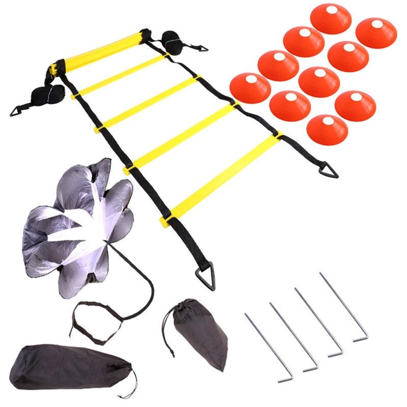 Agility Speed Ladder Training Adjustable Rungs Soccer Speed Football Fitness Feet Training Football Training Equipment